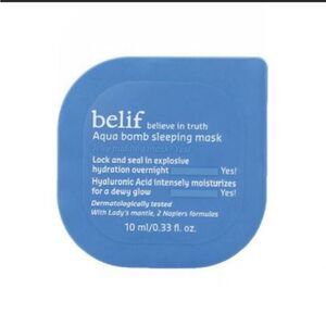 5/$25💜 Belif Aqua Bomb Sleeping Mask